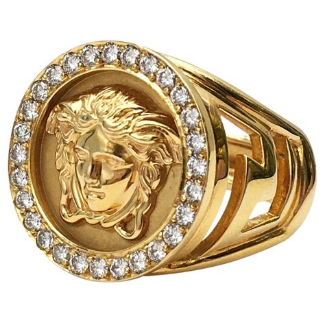 buy versace gold ring|versace gold ring 18k price.